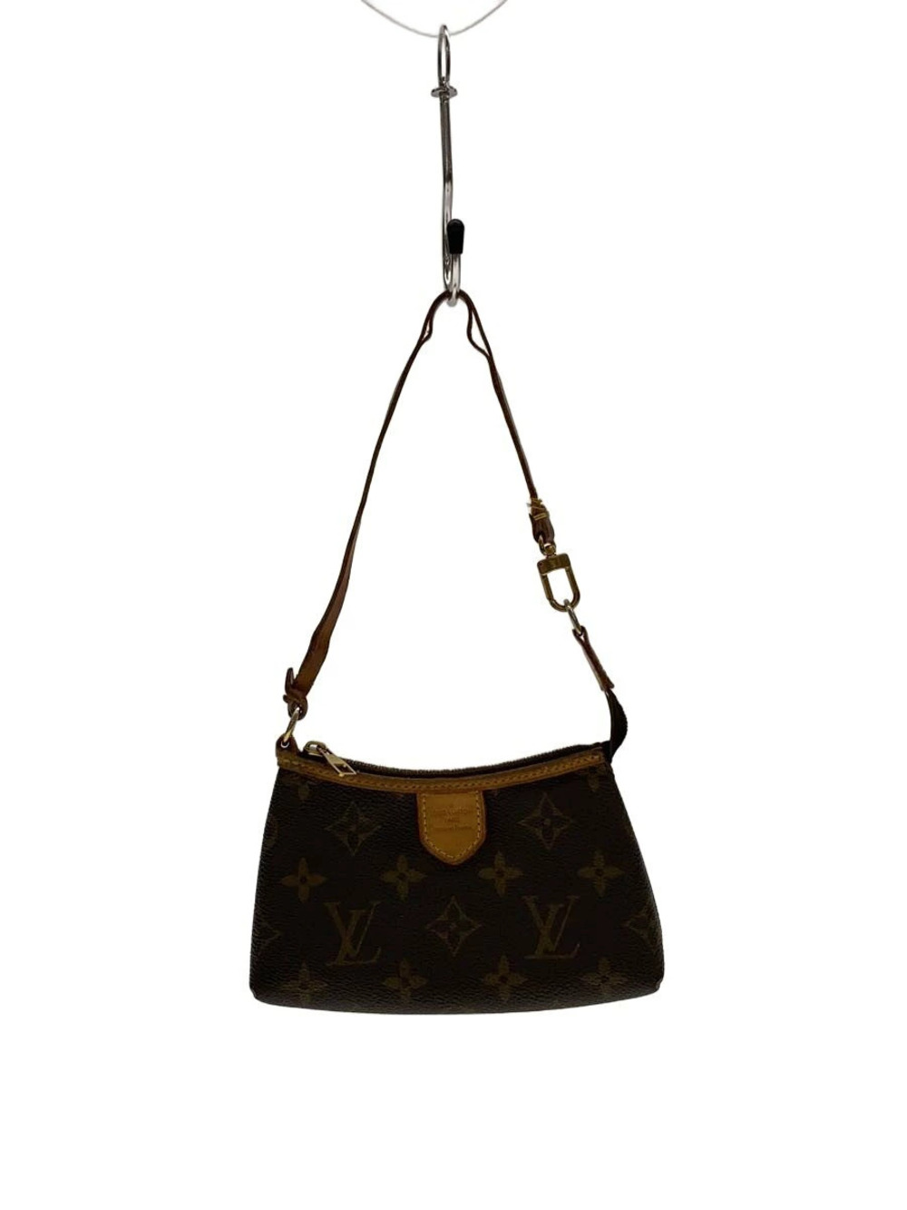 LOUIS VUITTON Pochette Delightful Monogram Canvas Brown